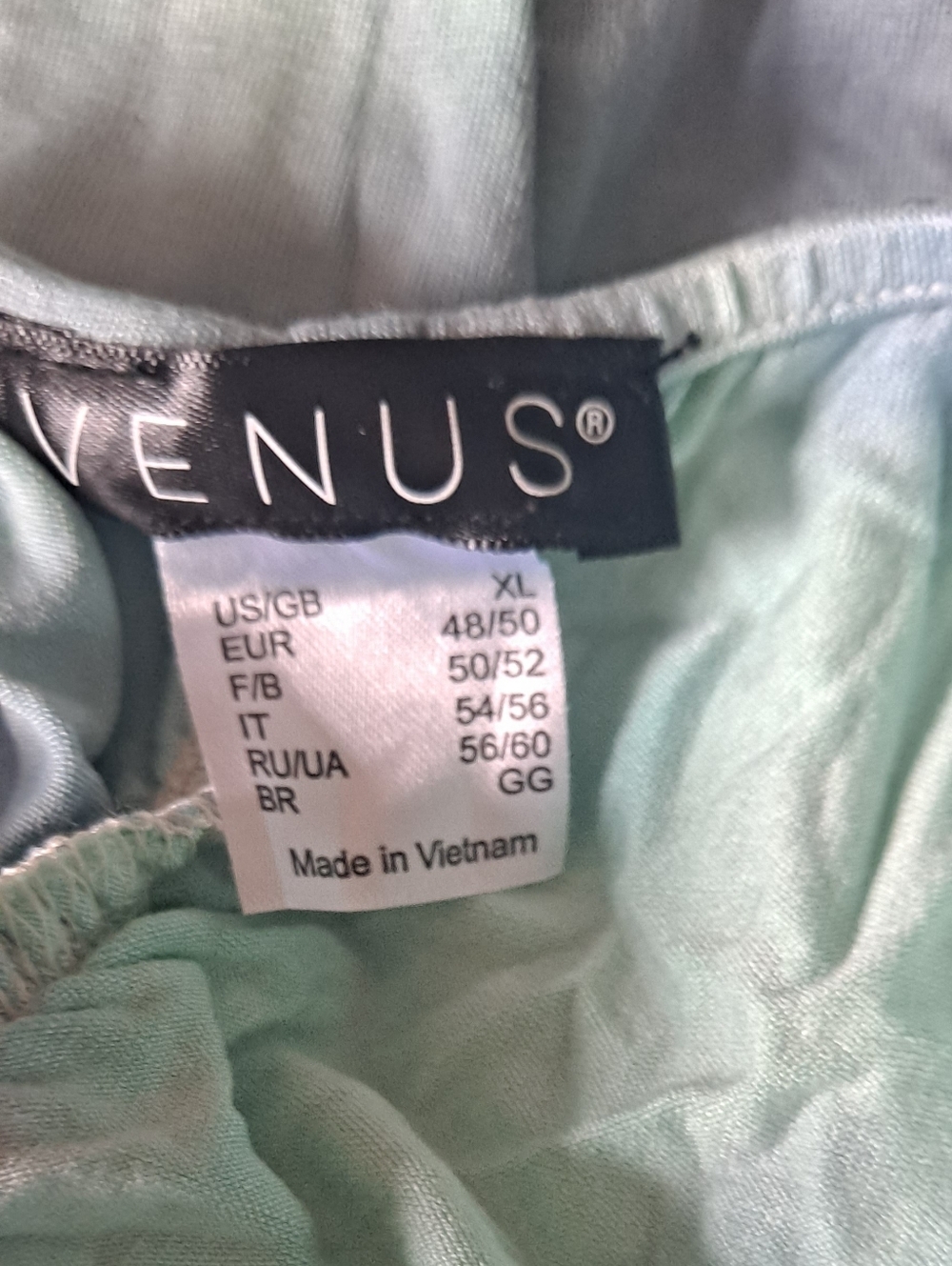 NWT VENUS Strappy Back Tie-Dye Tank Maxi Dress - Aqua Multi - Picture 8 of 8